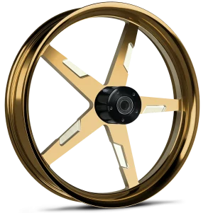 Onyx Gold Contrast 21x3.25 wheel