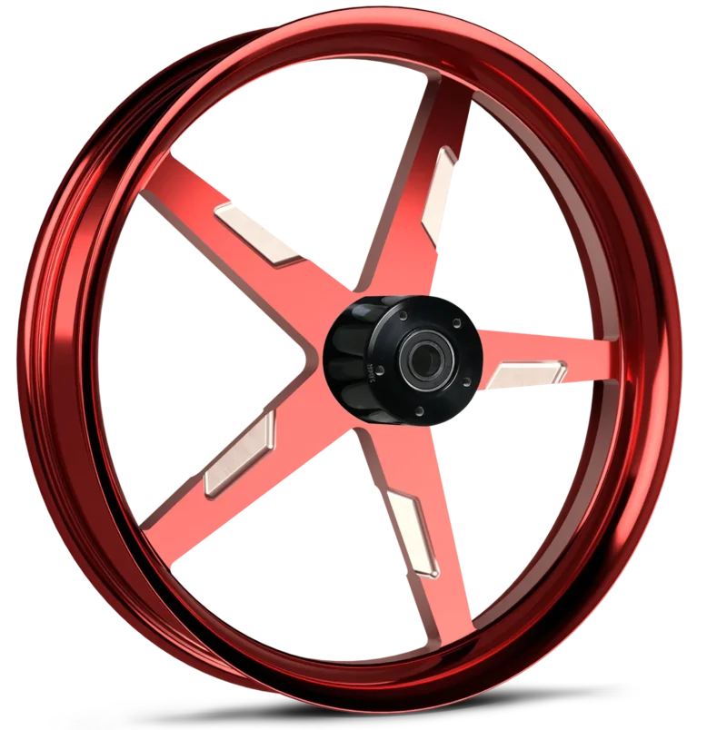 Onyx Red Contrast 21x3.25 wheel