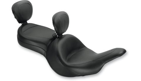 Vintage Wide Touring Seat With Driver Backrest