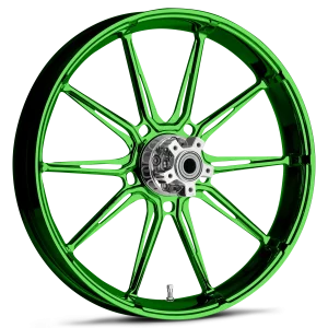 RYD Wheels Fuse Dye Green Wheels