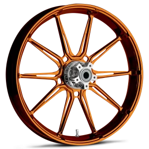 RYD Wheels Fuse Dye Orange Wheels