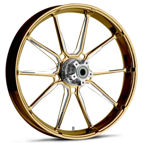 RYD Wheels Fuse Dyeline Gold Wheels