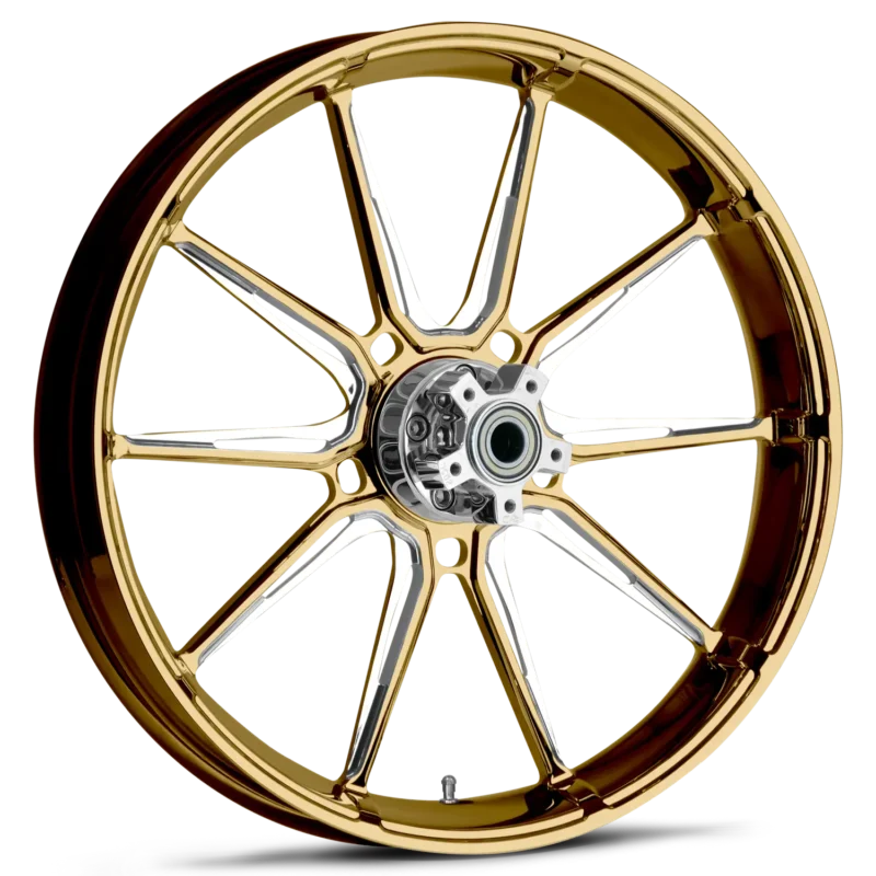 RYD Wheels Fuse Dyeline Gold Wheels