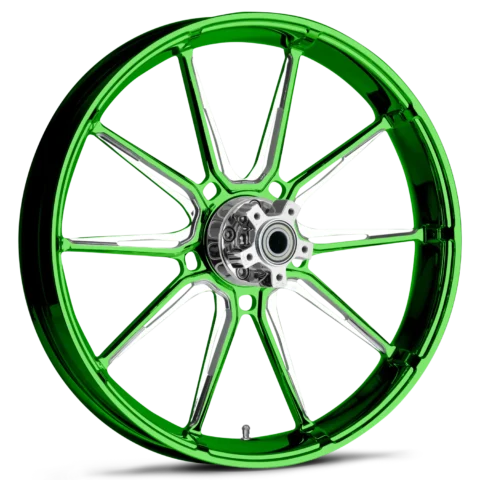 RYD Wheels Fuse Dyeline Green Wheels