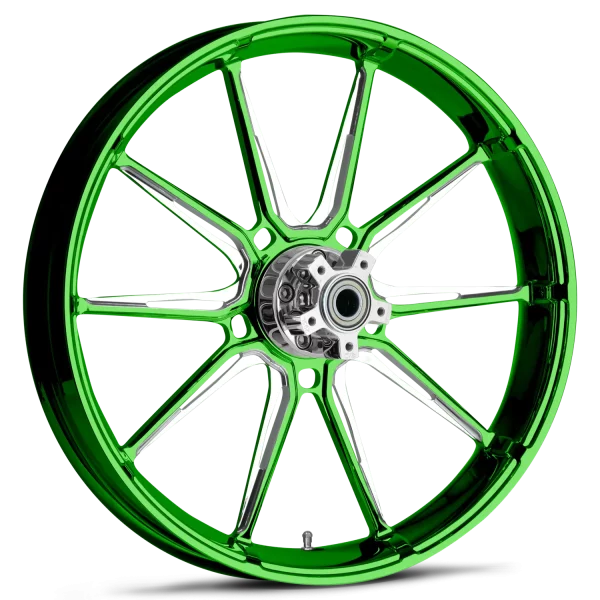 RYD Wheels Fuse Dyeline Green Wheels