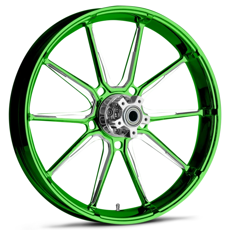 RYD Wheels Fuse Dyeline Green Wheels