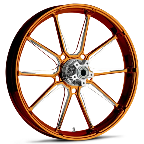 RYD Wheels Fuse Dyeline Orange Wheels