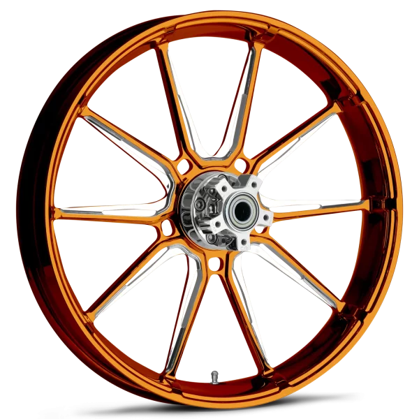 RYD Wheels Fuse Dyeline Orange Wheels