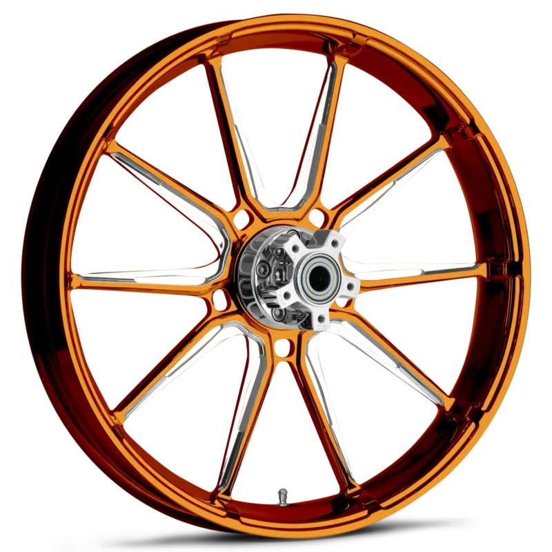 RYD Wheels Fuse Dyeline Orange Wheels