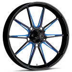 RYD Wheels Fuse Touch Of Color Blue Wheels
