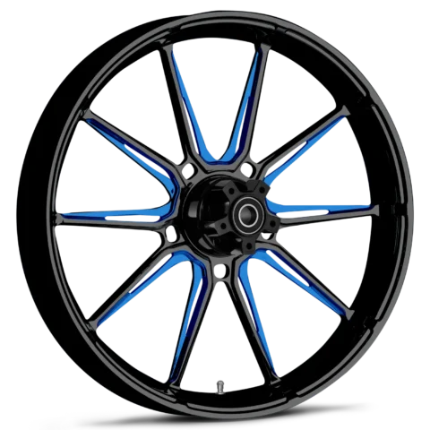 RYD Wheels Fuse Touch Of Color Blue Wheels