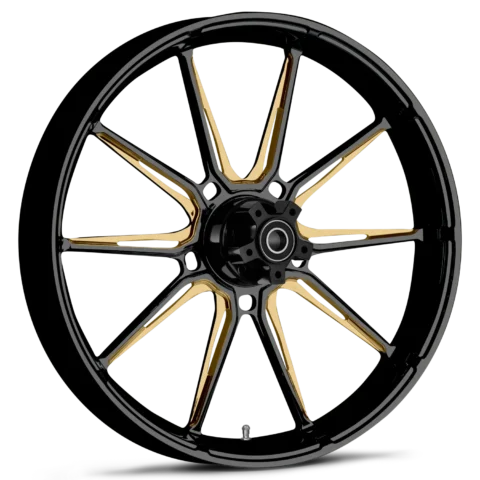 RYD Wheels Fuse Touch Of Color Gold Wheels