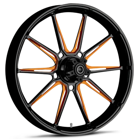 RYD Wheels Fuse Touch Of Color Orange Wheels