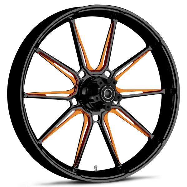 RYD Wheels Fuse Touch Of Color Orange Wheels