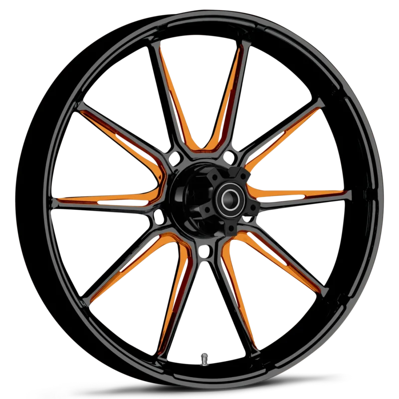 RYD Wheels Fuse Touch Of Color Orange Wheels