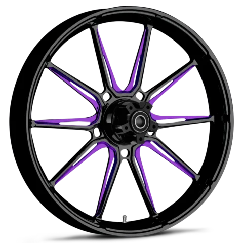 RYD Wheels Fuse Touch Of Color Purple Wheels