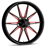 RYD Wheels Fuse Touch Of Color Red Wheels
