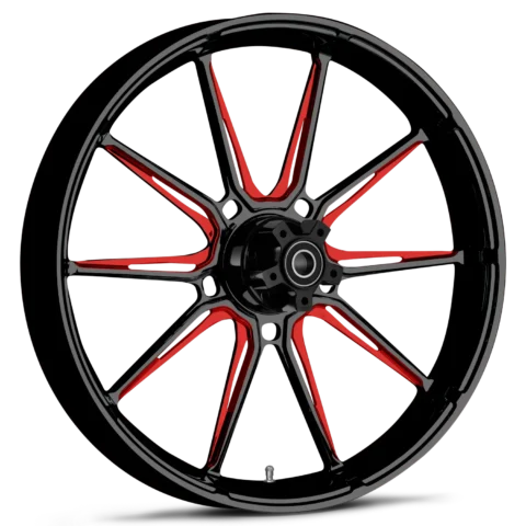 RYD Wheels Fuse Touch Of Color Red Wheels