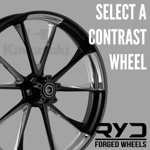 RYD Wheels 21" Front Starkline Wheel & Rotors Package, 2011-2024 Kawasaki Vaquero/Voyager