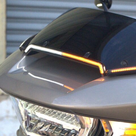 LED Center Fairing Vent Trim with Turn Signals