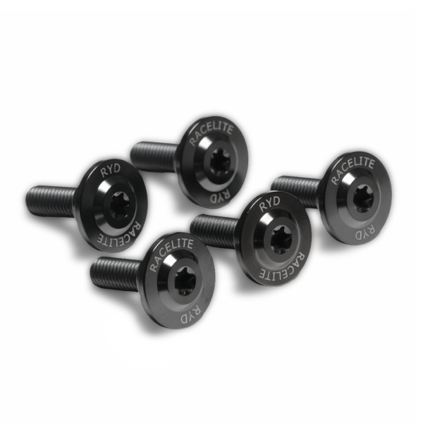 RaceLite Enforcer Rotor Bolts Black