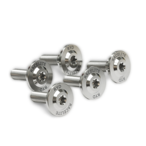 RaceLite Series Enforcer Front Rotor Bolts, Natural Finish