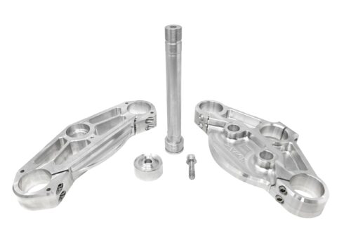 SlyFox 41MM to 49MM Conversion Triple Clamps. 2013 Earlier Bagger, Raw