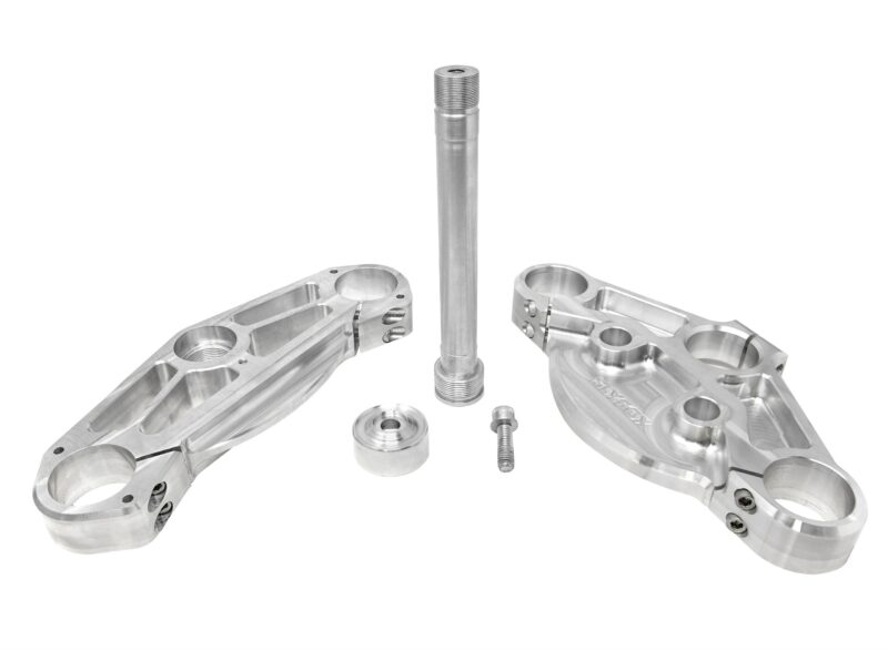 SlyFox 41MM to 49MM Conversion Triple Clamps. 2013 Earlier Bagger, Raw