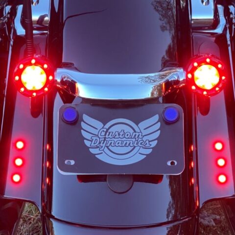 Custom Dynamic Auxiliary LED Boltz for Custom Motorcycle Lighting