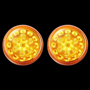 Custom Dynamic ProBEAM® Amber 1156 Rear Bullet LED Inserts with Amber Lenses