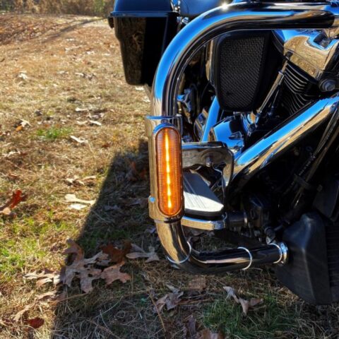 Custom Dynamic Universal Motorcycle Crash Bar Lights with Auxiliary Run & Turn Signals