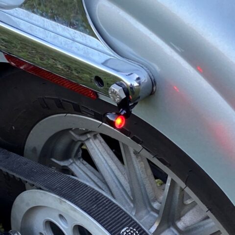 Custom Dynamic Single Color Micro Bullet Motorcycle Auxiliary LED Turn Signals