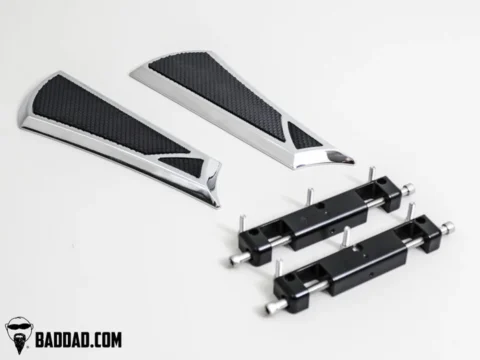 Street Series Rear Floorboards, Touring 1997-2025, Softail 2000-2025