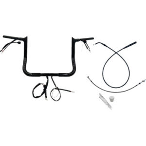 EZ Install Pointed Top Handlebar, 12" Black