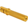 Throttle Tube, Knurled,  1" Gold