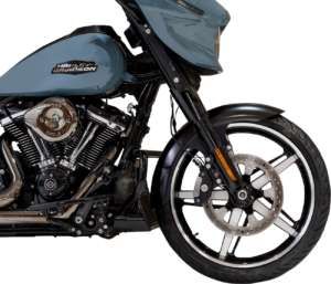 21" Tire Hugger Front Fender for Dresser, Black, 2023-2024 Street Glide/Road Glide