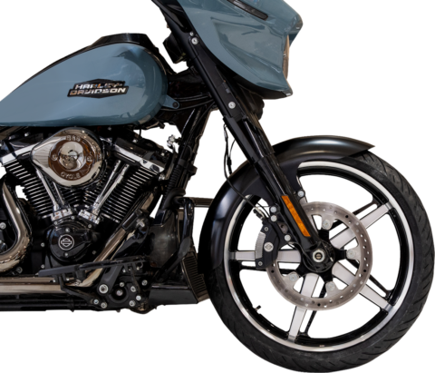 21" Tire Hugger Front Fender for Dresser, Black, 2023-2024 Street Glide/Road Glide
