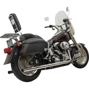 2-into-2 True Dual Drag Pipe Exhaust System, Softail