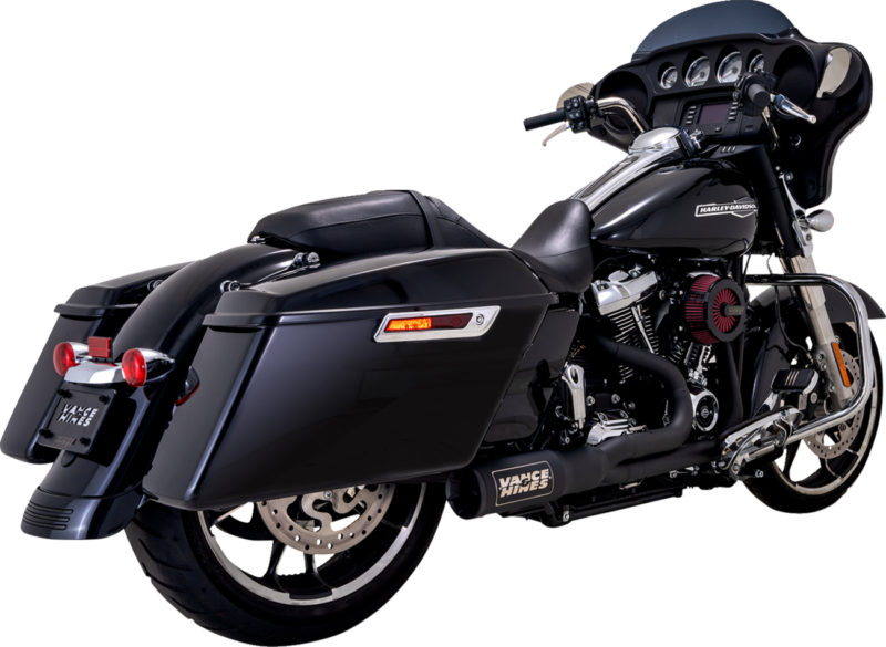 2-into-1 High Output PCX™ Exhaust System, Black, 2017-2022 Touring
