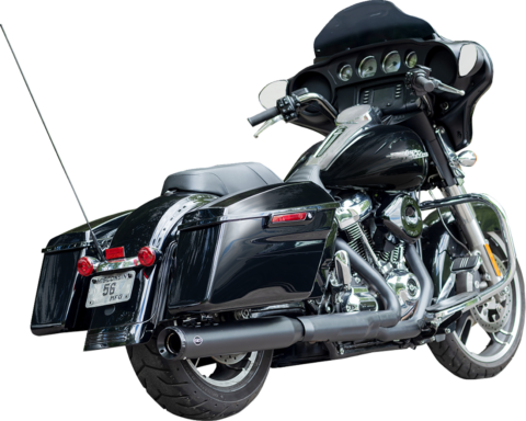 2-into-1 Swindler Exhaust Conversion Kit, 4"Black