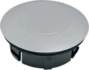 Gas Cap, Dummy Style Pop-Up, Chrome