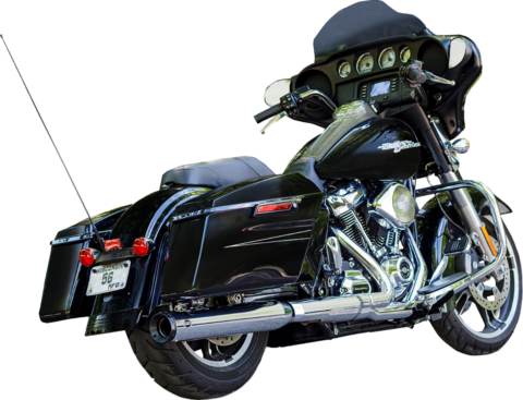 2-into-1 Swindler Exhaust Conversion Kit, 4" Chrome