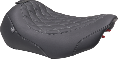 Wide Tripper™ Solo Seat Dark Brown/Gun Metal Stitching
