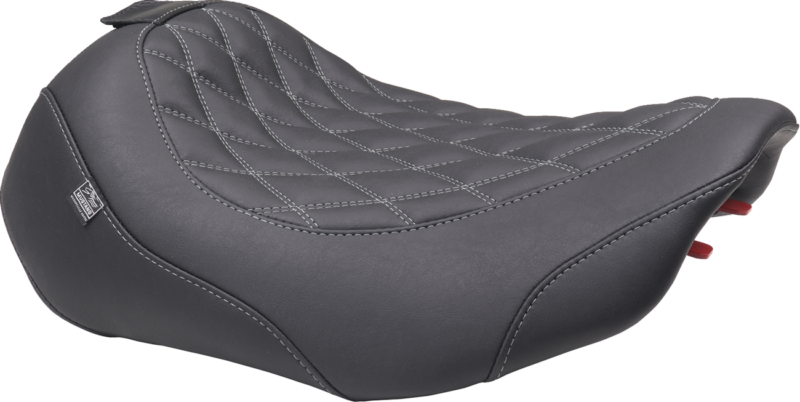 Wide Tripper™ Solo Seat Dark Brown/Gun Metal Stitching