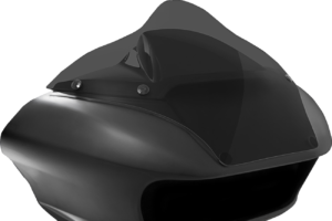 BRL Race Bubble Windshield, Dark Smoke