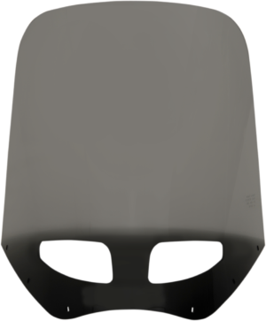 17" Road Warrior Windshield Includes Vent, Black Smoke