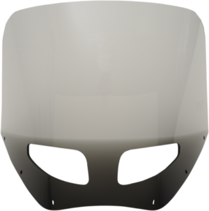 13" Road Warrior Windshield, Vented, Black Smoke