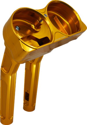10" Method Kickback Handlebar Riser, Gold