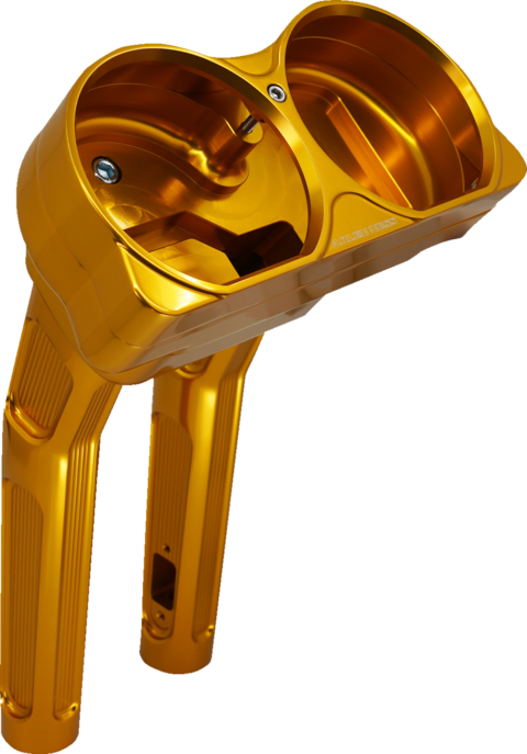 10" Method Kickback Handlebar Riser, Gold