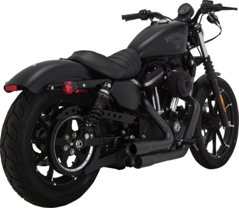 2-into-2 Mini Grenades Exhaust System, Black